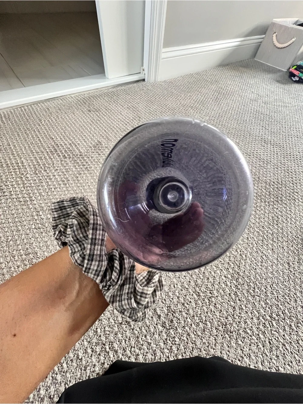 lululemon athletica Lavender and Smoke Clear Water Bottle